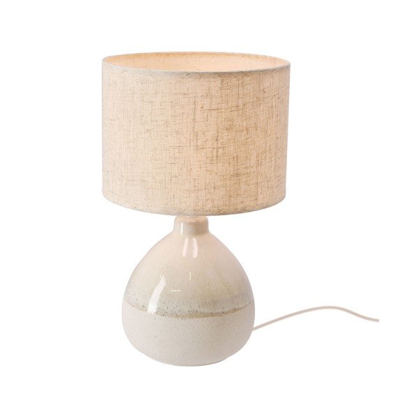 Bézs asztali lámpa textil búrával (magasság 41 cm) Ardo – Candellux Lighting-image-4