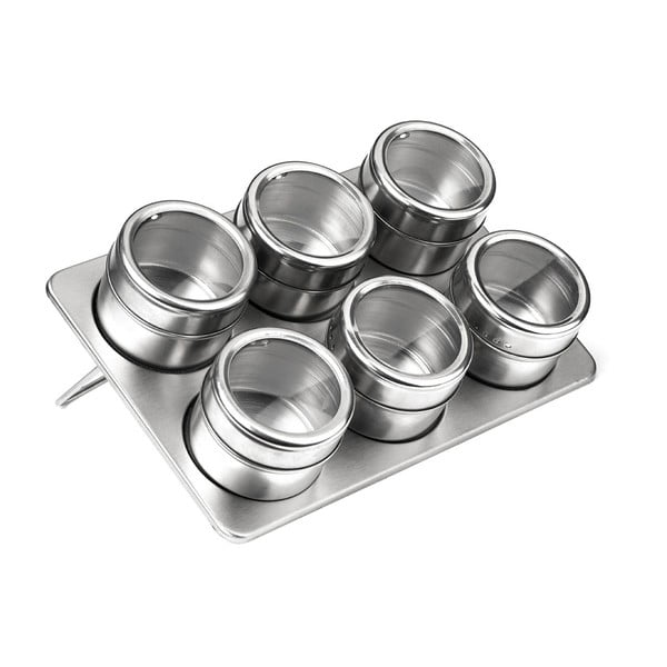 6 db fűszertartó állvánnyal 100 ml – Premier Housewares-image-1