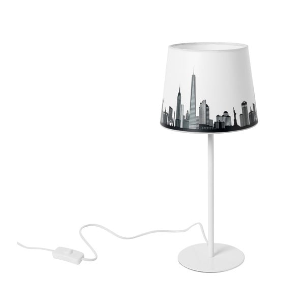 Skyline fekete-fehér asztali lámpa - Sulion
