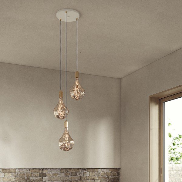Bronzszínű dimmelhető függőlámpa ø 25 cm Triple Pendant – tala-image-2