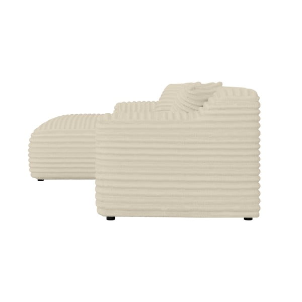 Bézs kordbársony sarokkanapé (bal oldali-heverő résszel) Martin – Ropez-image-3