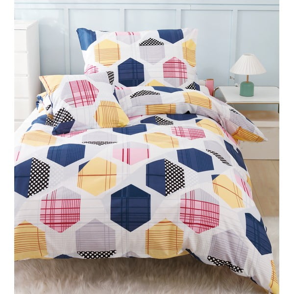 Egyszemélyes háromrészes mikroszatén ágyneműhuzat 140x200 cm Amelie – My House-image-3