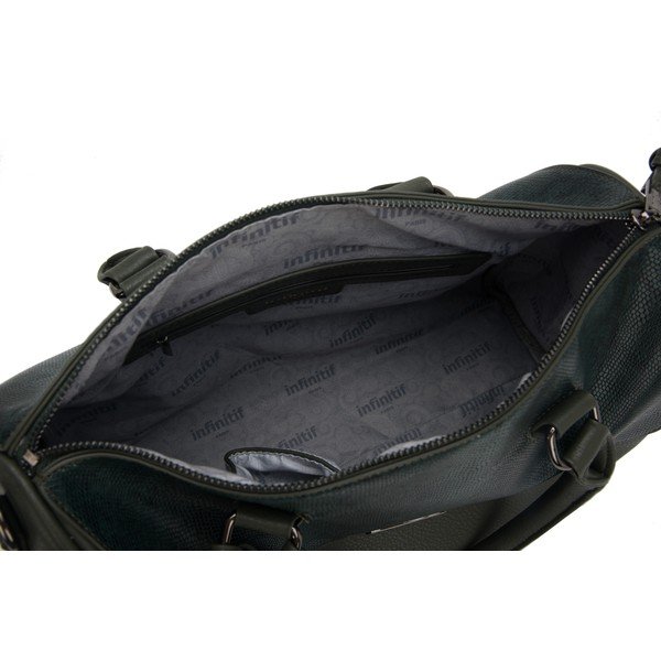 Begonia sötétzöld műbőr kézitáska - Infinitif-image-4