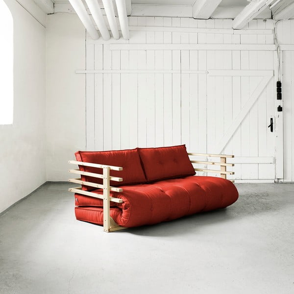 Funk Natural/Red kihajtható kanapé - Karup