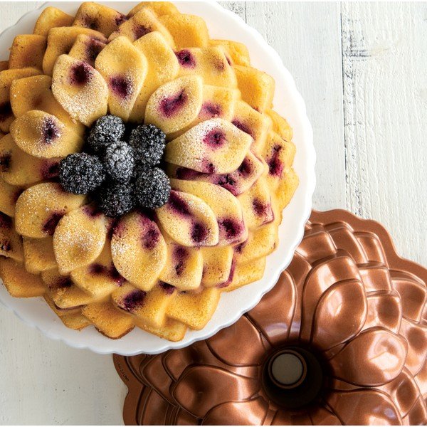 Blossom rézszínű sütőforma, 2,4 l - Nordic Ware-image-4