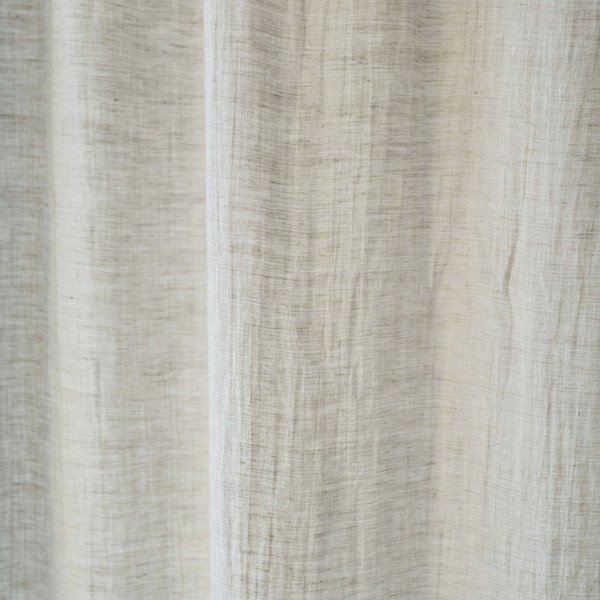 Daytime középen elhúzható bézs vászonfüggöny, 250 x 130 cm - Linen Tales-image-1