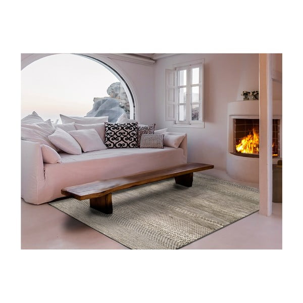 Belga Beigriss viszkóz szőnyeg, 100 x 140 cm - Universal-image-2