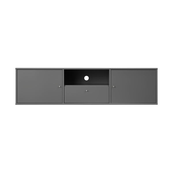 Antracitszürke TV-állvány 161x42 cm Mistral – Hammel Furniture