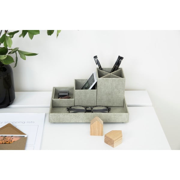 Lena bézs 4 részes asztali rendszerező - Bigso Box of Sweden-image-1