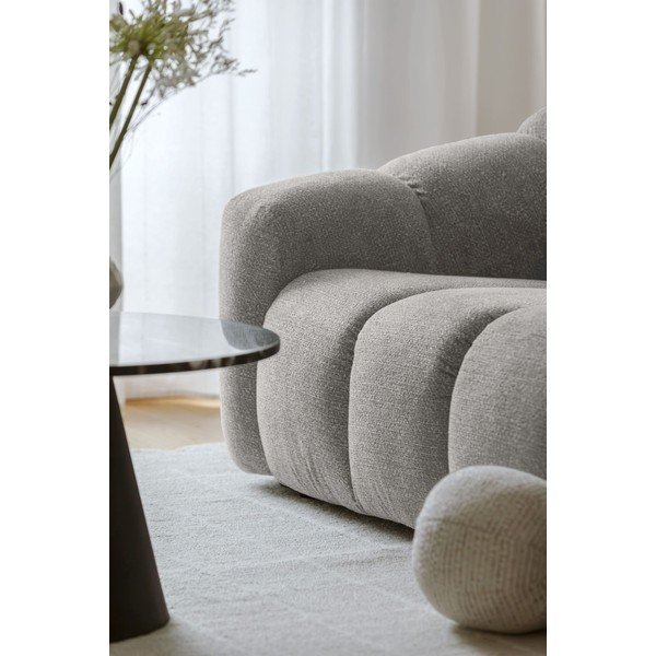 Világosszürke sarokkanapé (bal oldali-L alakú) Shell – Miuform-image-3