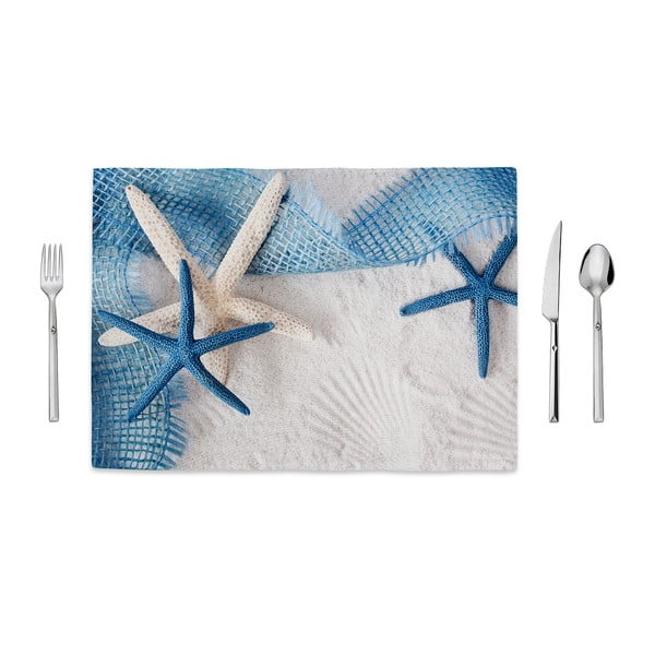 Tropical Starfishs tányéralátét, 35 x 49 cm - Home de Bleu