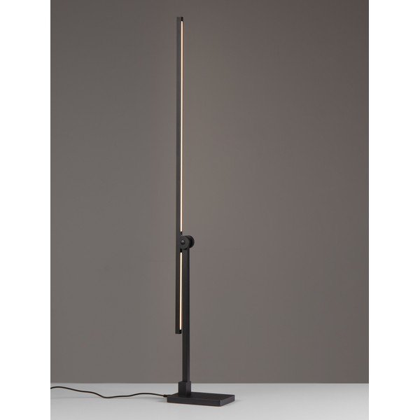 Matt fekete fém LED asztali lámpa hajlítható szerkezettel-dimmelhető (magasság 47 cm) Tenso – Nova Luce-image-4