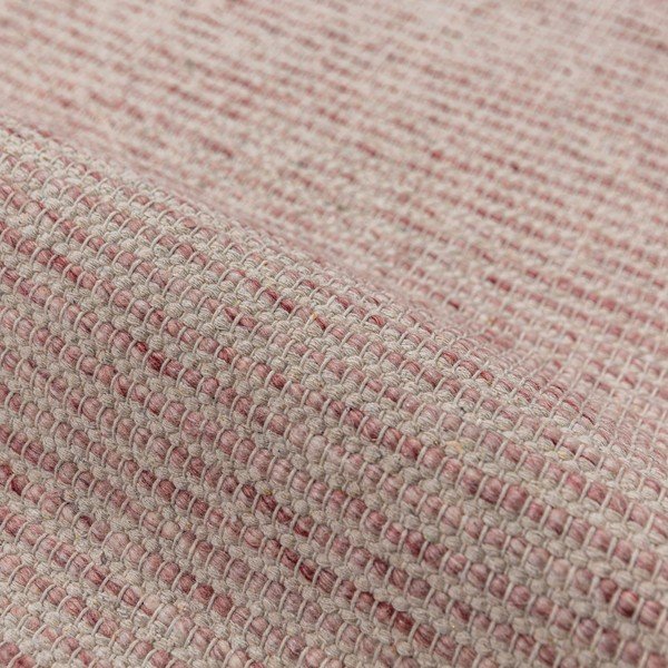 Világos rózsaszín kézi szövésű gyapjúkeverék szőnyeg 120x170 cm Rue – Flair Rugs-image-3
