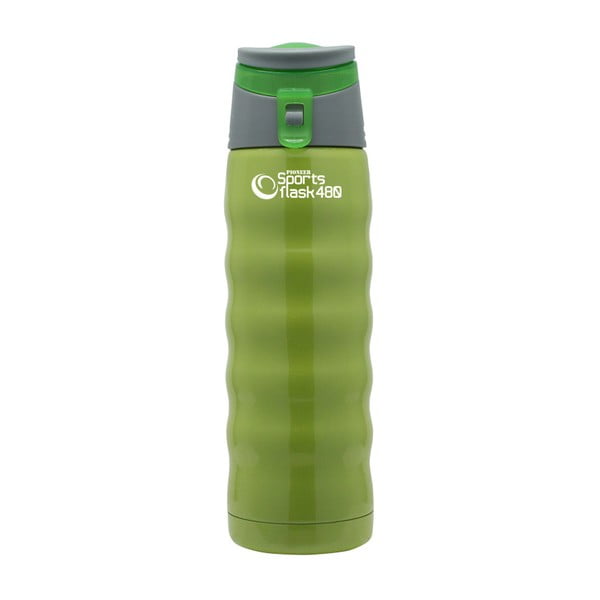 Sport zöld rozsdamentes acél sport termosz, 480 ml - Pioneer