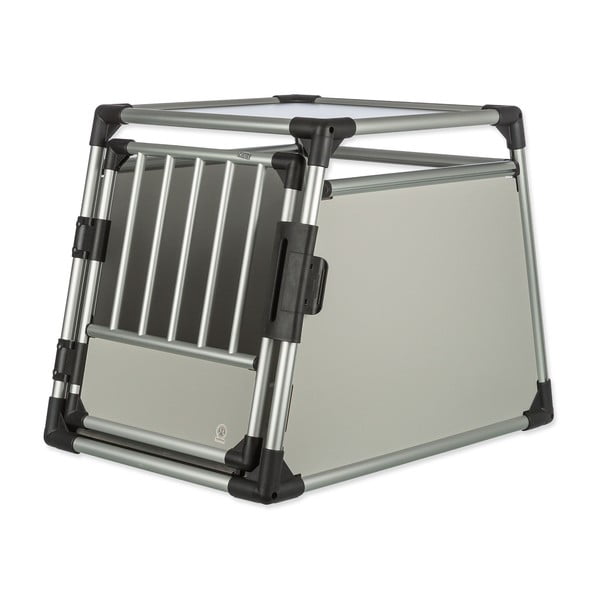 Ezüstszínű állathordozó 62x55 cm Trixie M – Plaček Pet Products