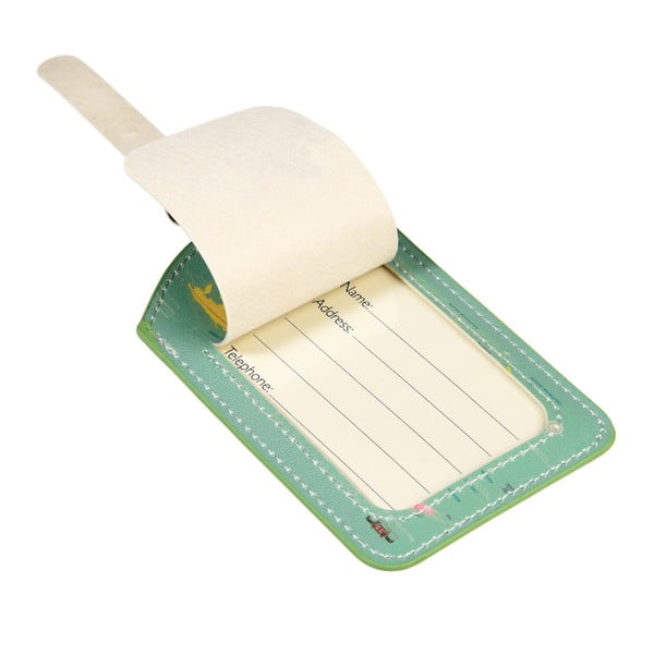 World Map bőröndcímke - Rex London-image-2