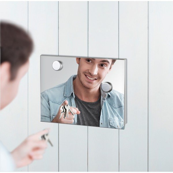 Home mágneses fali kulcstartó szekrény, 15 x 20 cm - Wenko-image-4