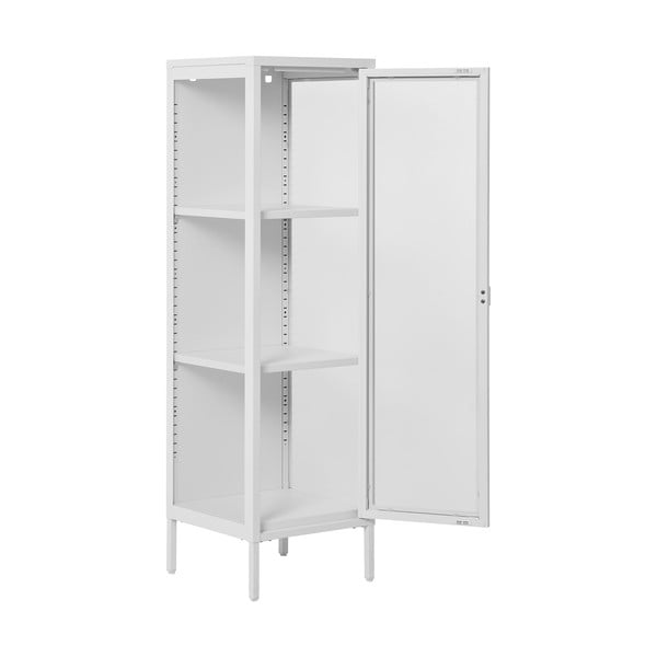 Fehér fém tálalószekrény 40x140 cm Brisbane – House Nordic-image-3