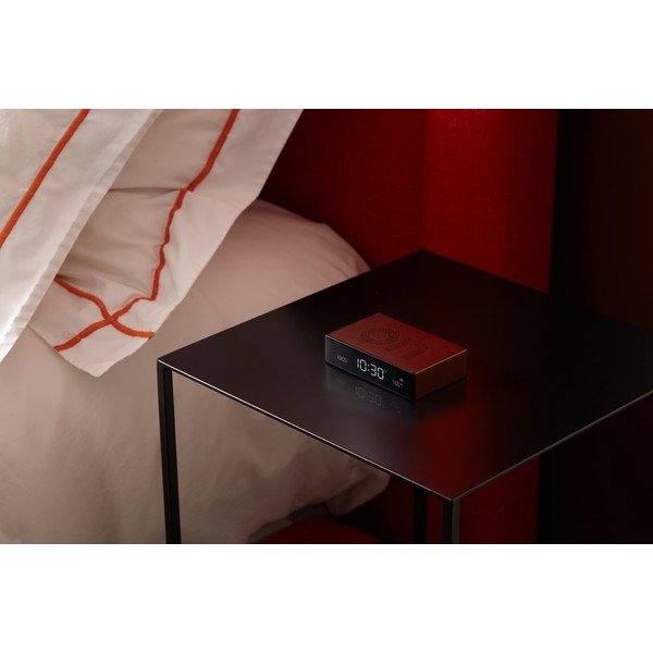 Digitális asztali ébresztőóra Flip Premium – Lexon-image-1