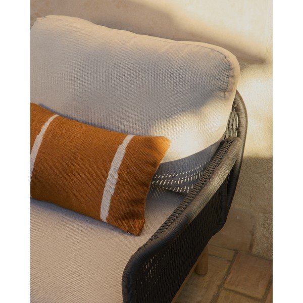 Bézs párnázott kerti fotel Alipa – Kave Home-image-2