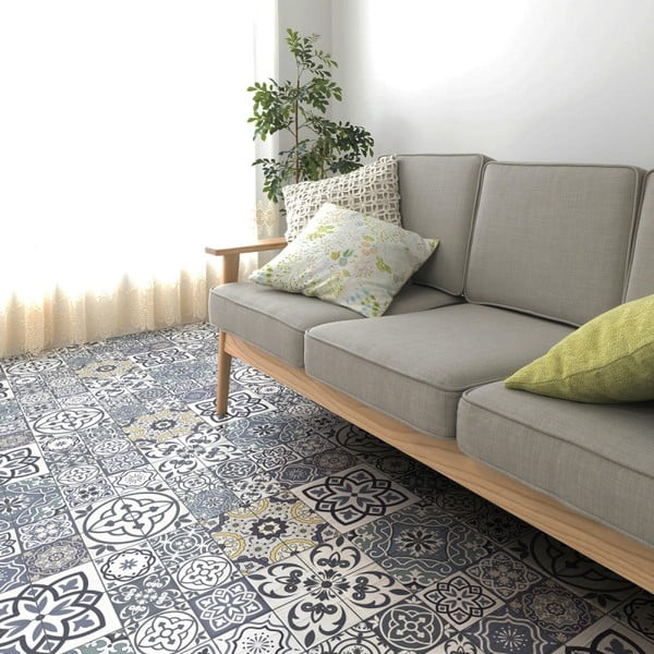Floor Sticker Romana padlómatrica, 40 x 40 cm - Ambiance-image-4