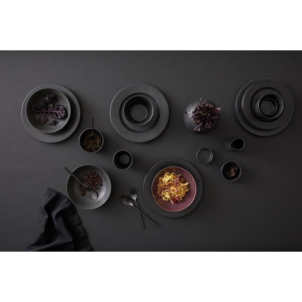 Fekete kőedény váza (magasság 20 cm) Gastro  – Bitz-image-3