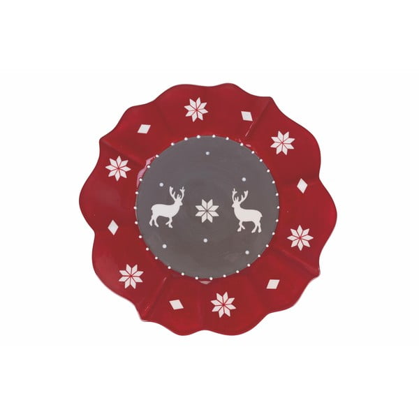 Chamonix karácsonyi dolomit tányér, ø 29 cm - Villa d'Este