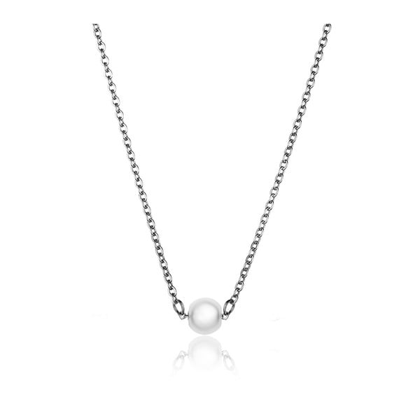 Pearl női nyaklánc ezüstszínű gyöngy alakú medállal - Emily Westwood