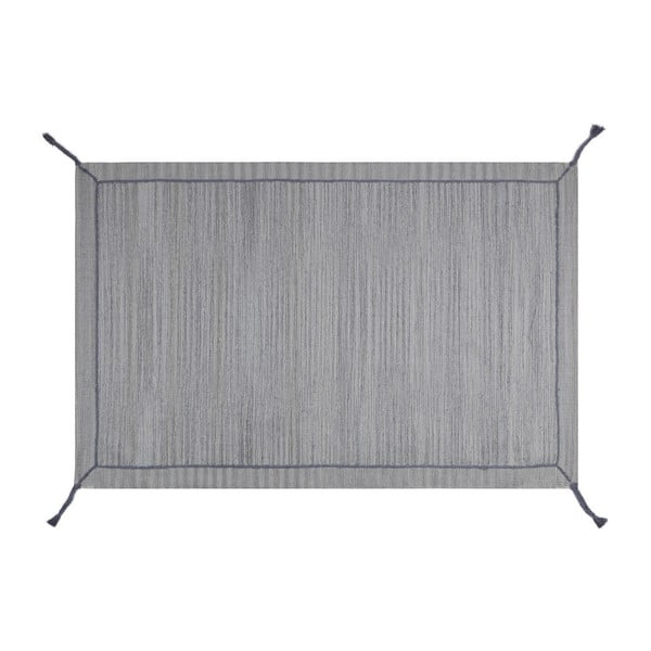 Twist Grey pamut szőnyeg, 70 x 120 cm