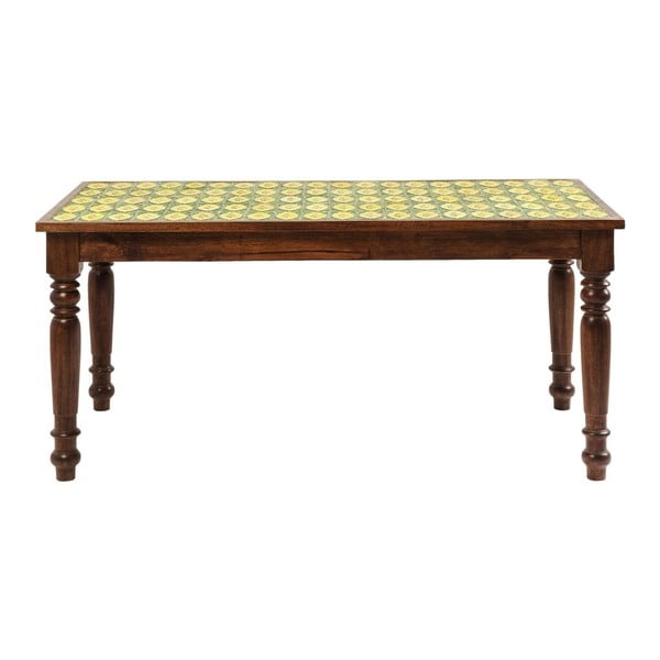 Provence fa étkezőasztal kerámia asztallappal, 160 x 80 cm - Kare Design