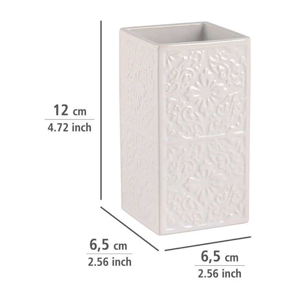 Fehér kerámia fürdőszobai kiegészítő szett Cordoba – Wenko-image-2