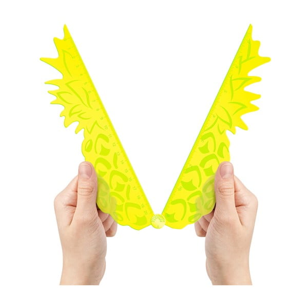 Tropical ananász alakú vonalzó - Just Mustard-image-2