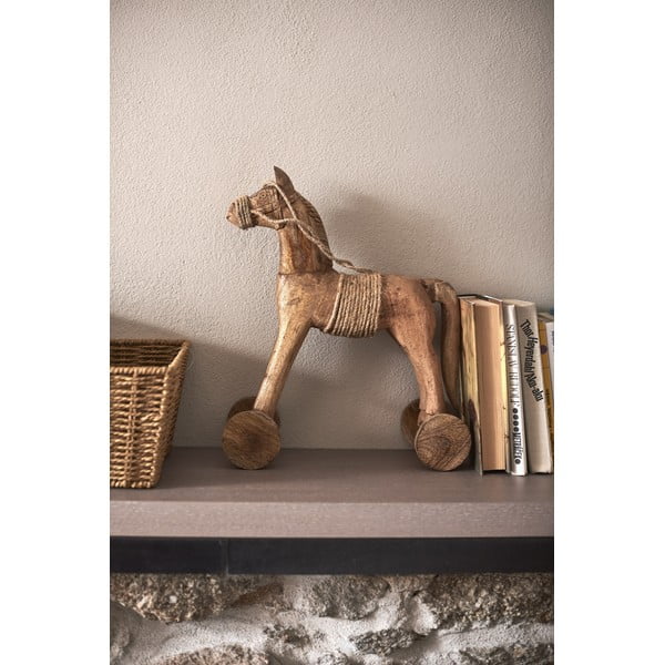 Cheval dekoratív ló formájú szobor, magasság 31 cm - Antic Line-image-1