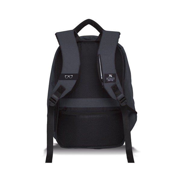 SECRET Smart Bag szürke-fekete hátizsák, USB csatlakozóval - My Valice-image-3