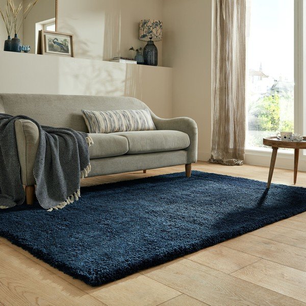 Sötétkék szőnyeg 200x290 cm – Flair Rugs-image-1
