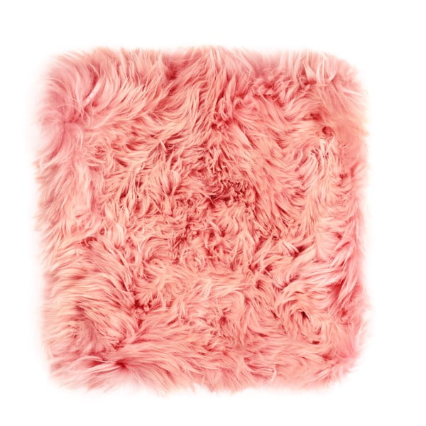 Zealand rózsaszín bárányszőrme székpárna, 40 x 40 cm - Royal Dream