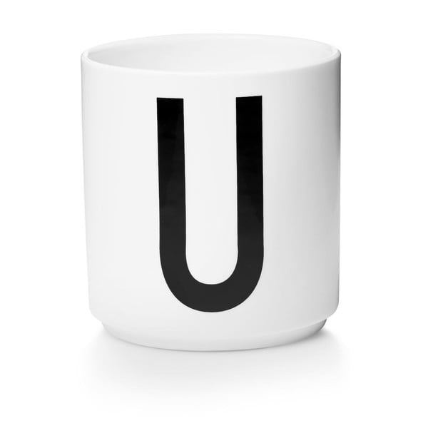 Personal U fehér porcelánbögre - Design Letters