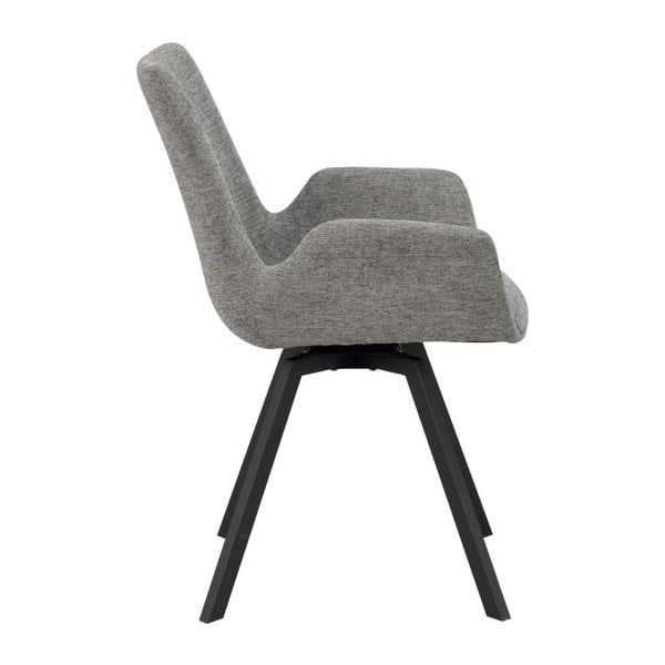 Szürke kárpitozott étkezőfotel szett 2 db-os Norwell – Rowico-image-4