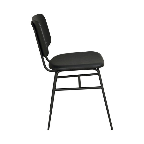 Brent fekete étkezőszék fekete ülőrésszel - Rowico-image-4