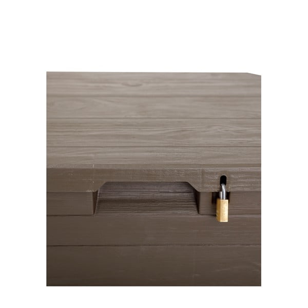 Sötétbarna kerti tárolódoboz Woodys – Toomax-image-4