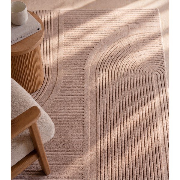 Bézs mosható szőnyeg 160x230 cm Pompei 1612 – Ayyildiz Carpets-image-1