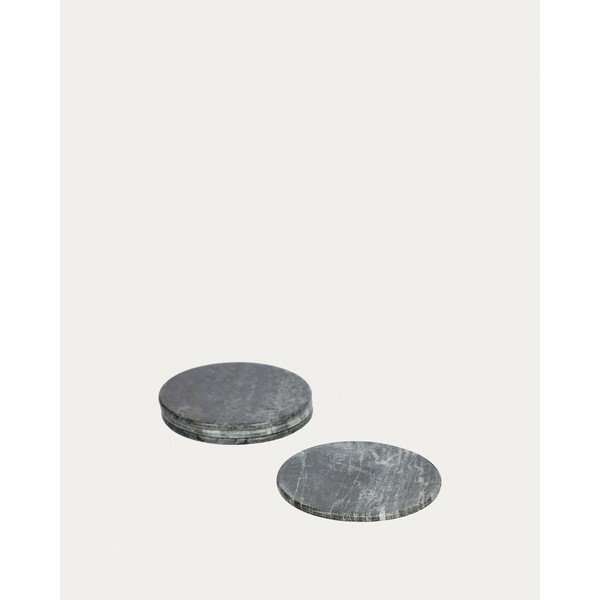 Szürke márvány poháralátét szett 4 db-os Tresa – Kave Home-image-4