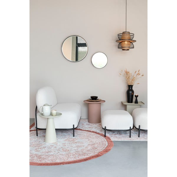 Fém kerek tárolóasztal ø 45,5 cm Sverre – White Label-image-1