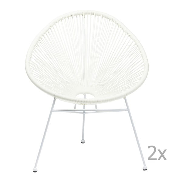 Spaghetti fehér szék, 2 darab - Kare Design