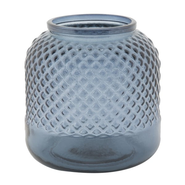 Bolt kék újrahasznosított üveg váza, ⌀ 19 cm - Mauro Ferretti