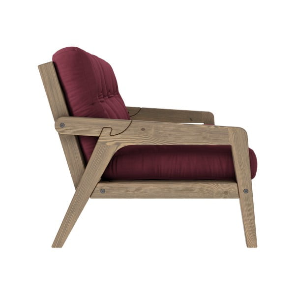 Piros kinyitható kanapé 204 cm Grab - Karup Design-image-4