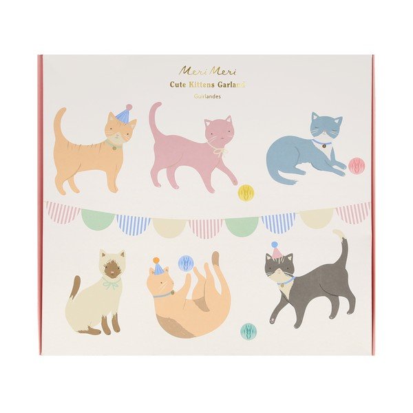 Girland Cute Kittens – Meri Meri-image-2