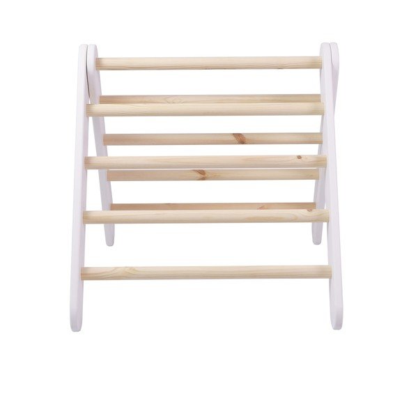 Fehér borovi fenyő pikler háromszög 46x87x60 cm Montessori – Meowbaby-image-3