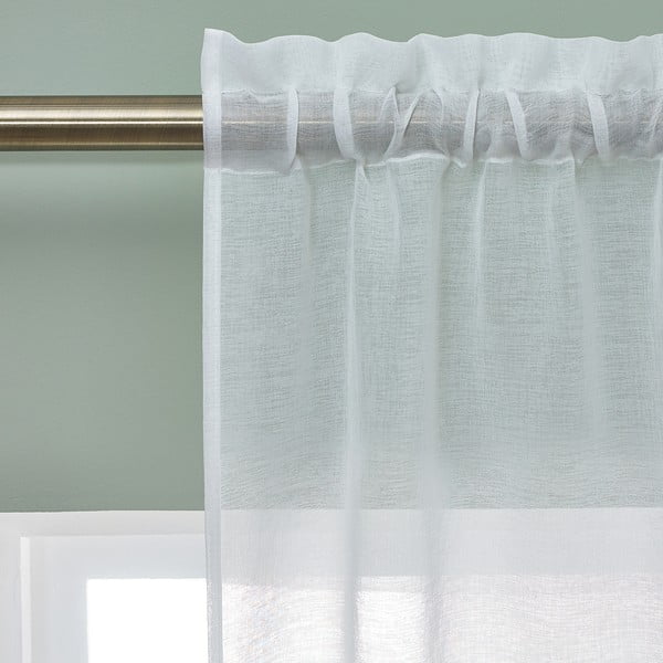 Fehér voile fényáteresztő függöny 140x183 cm Countryside Floral – Catherine Lansfield-image-2