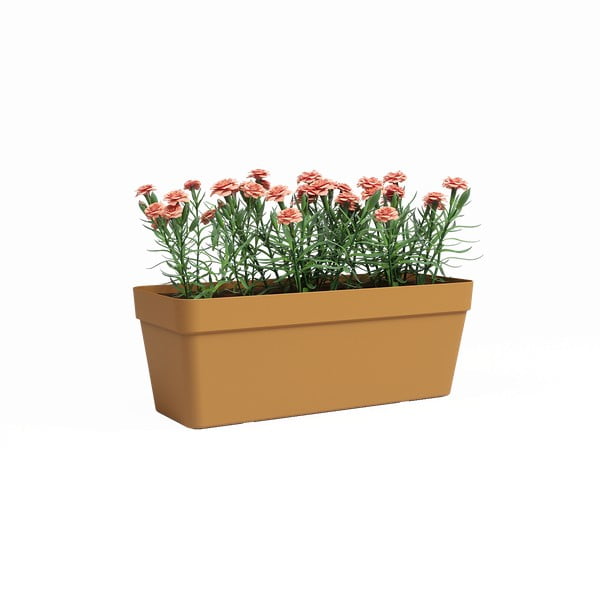 Újrahasznosított műanyag önöntözős láda 50 cm Capri – Artevasi-image-1